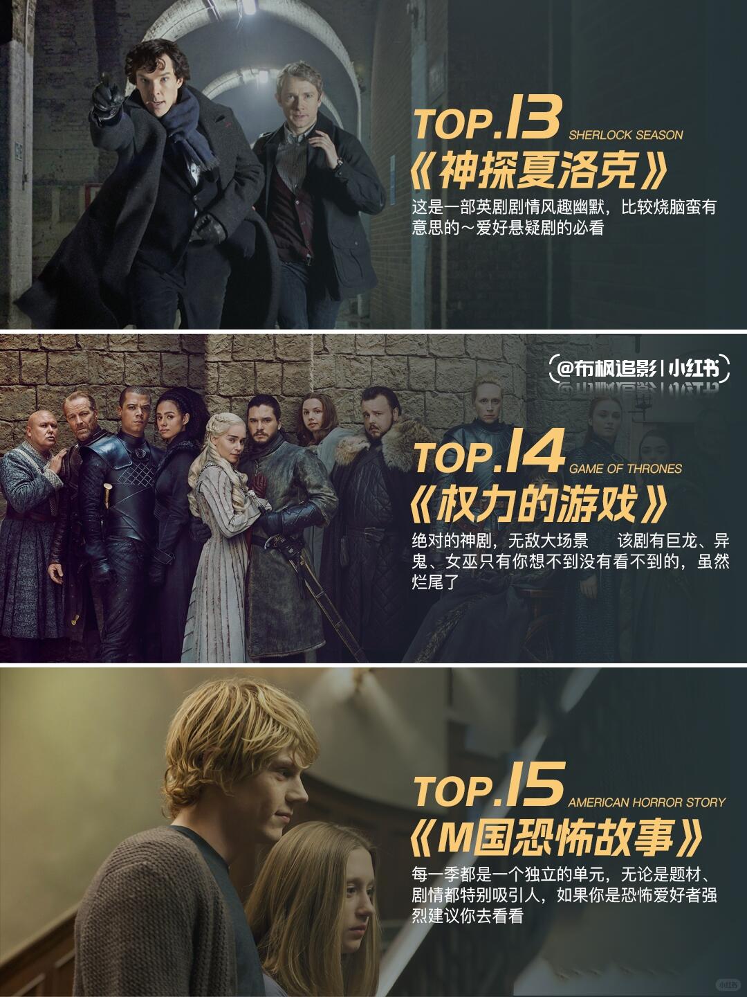 15部公认的最经典的美剧